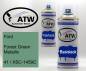 Preview: Ford, Forest Green Metallic, 41 / XSC-1459C: 400ml Sprühdose + 400ml Klarlack - Set, von ATW Autoteile West.